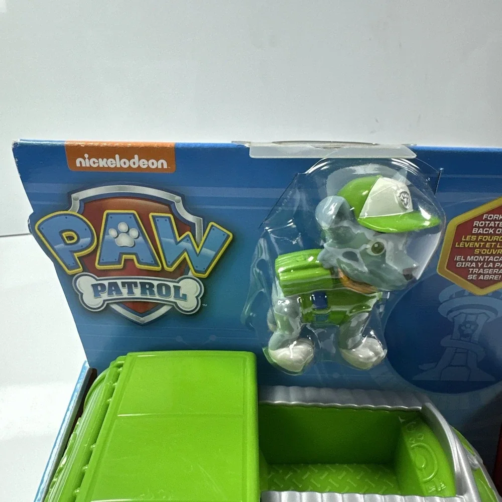 Paw Patrol Rocky Figure with Recycle Truck New - Picture 3 of 6